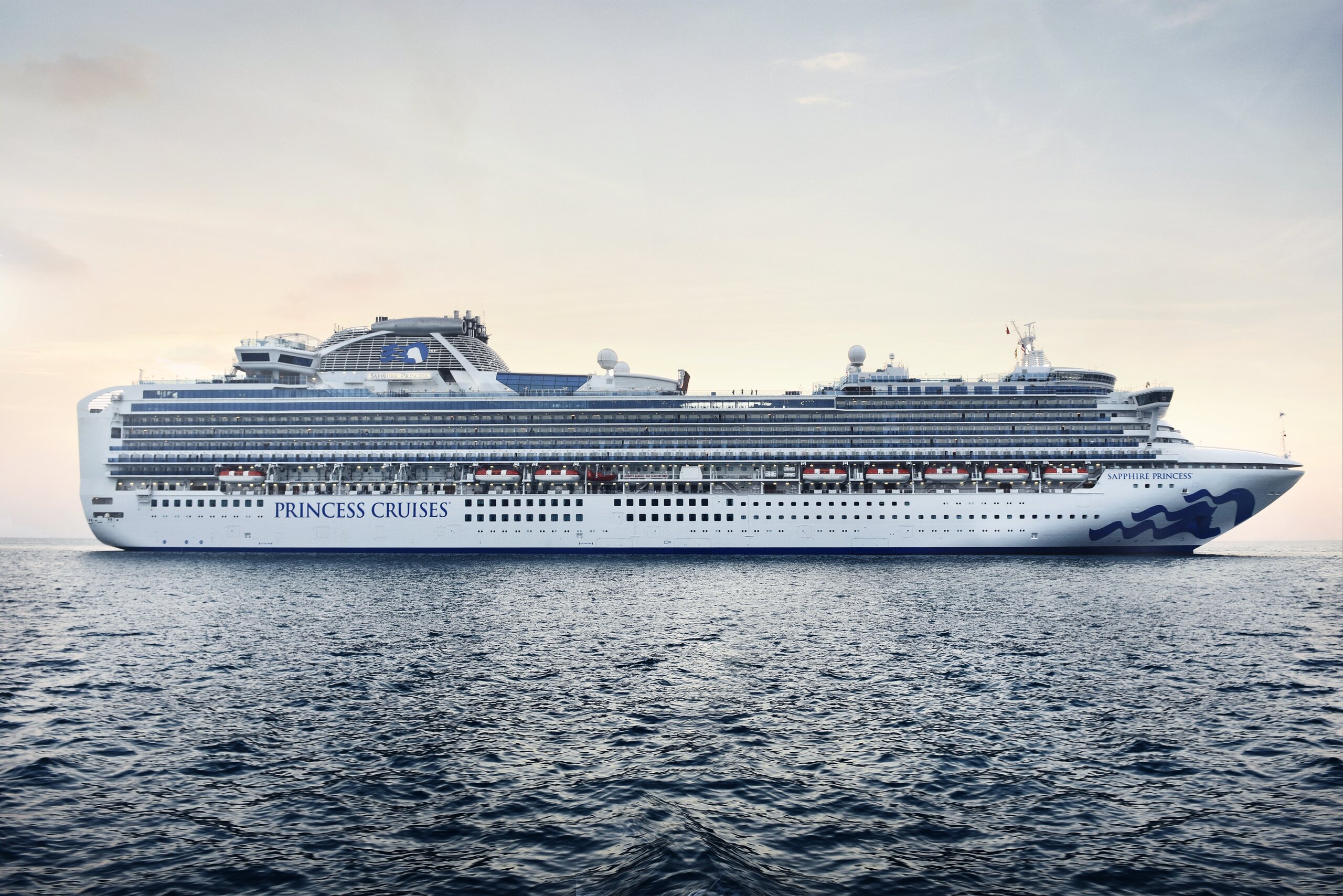 A Princess ship at sea
